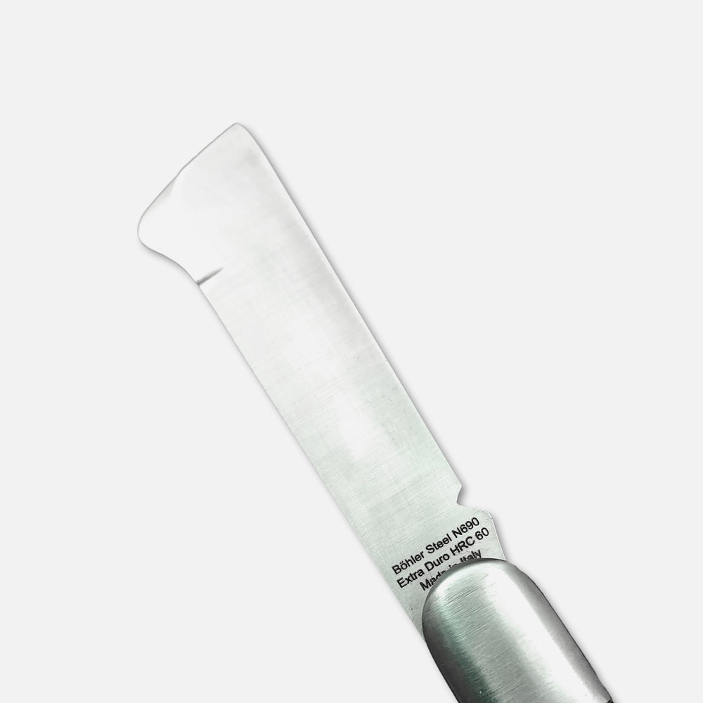 
                  
                    GRAFTING KNIFE 203L - BÖHLER N690 STAINLESS STEEL BLADE - MAHOGANY WOOD HANDLE
                  
                