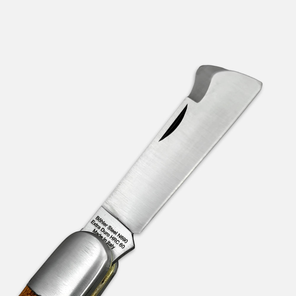 
                  
                    GRAFTING KNIFE 203L LEFTY - BÖHLER N690 STAINLESS STEEL BLADE - MAHOGANY WOOD HANDLE
                  
                