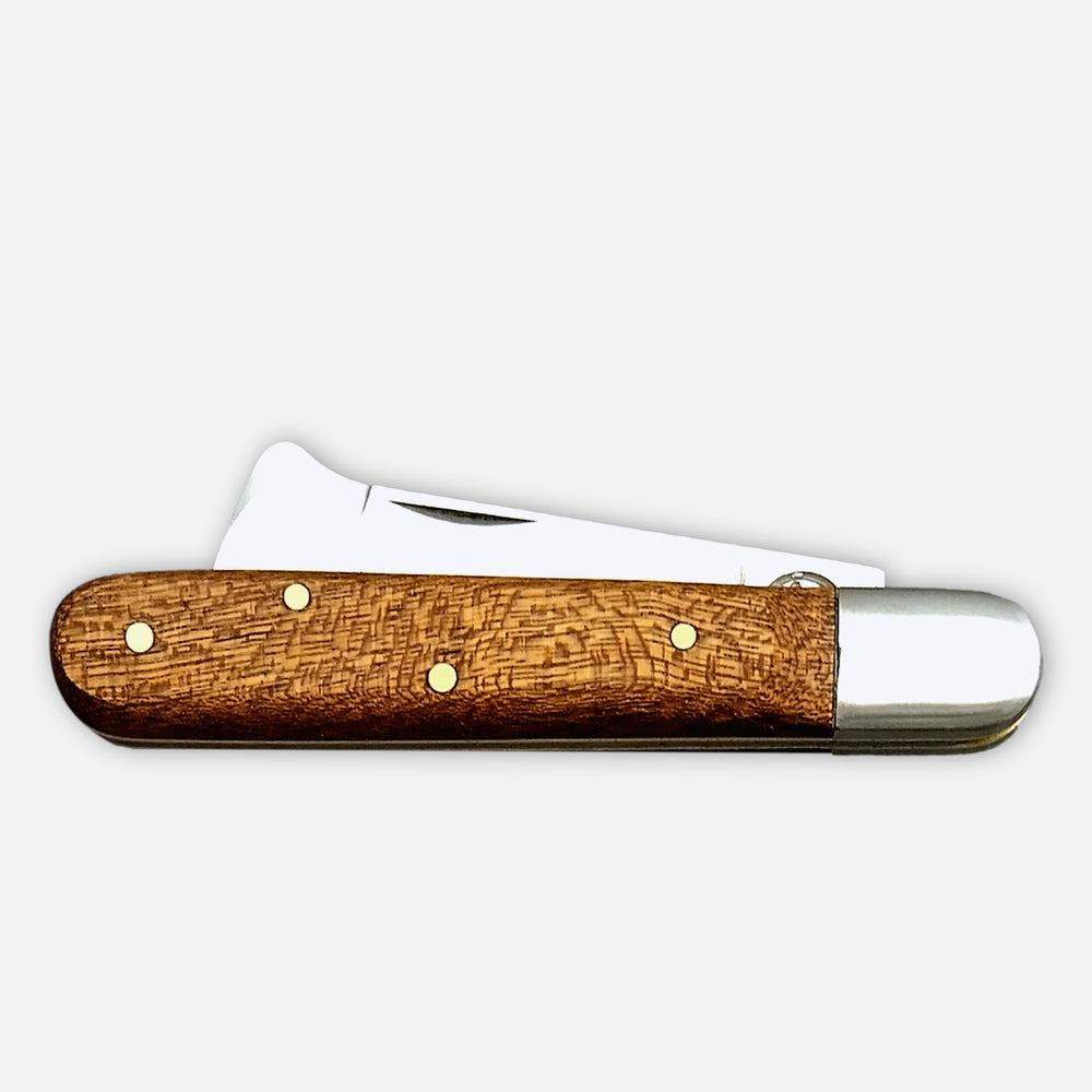 
                  
                    GRAFTING KNIFE 203L - BÖHLER K720 CARBON STEEL BLADE - BUFFALO HORN HANDLE
                  
                