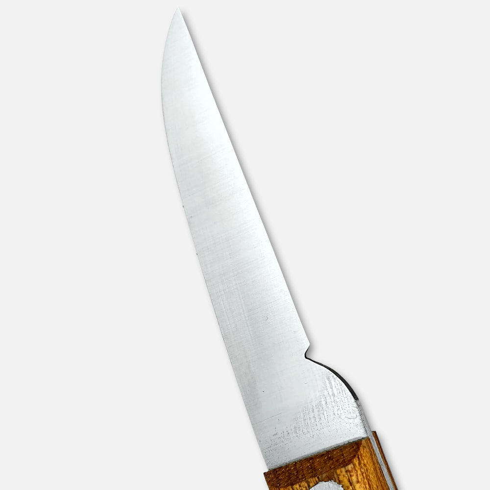 DESCOL – COLTELLO INNESTO MANICO IN LEGNO cm. 17 ALTA QUALITA