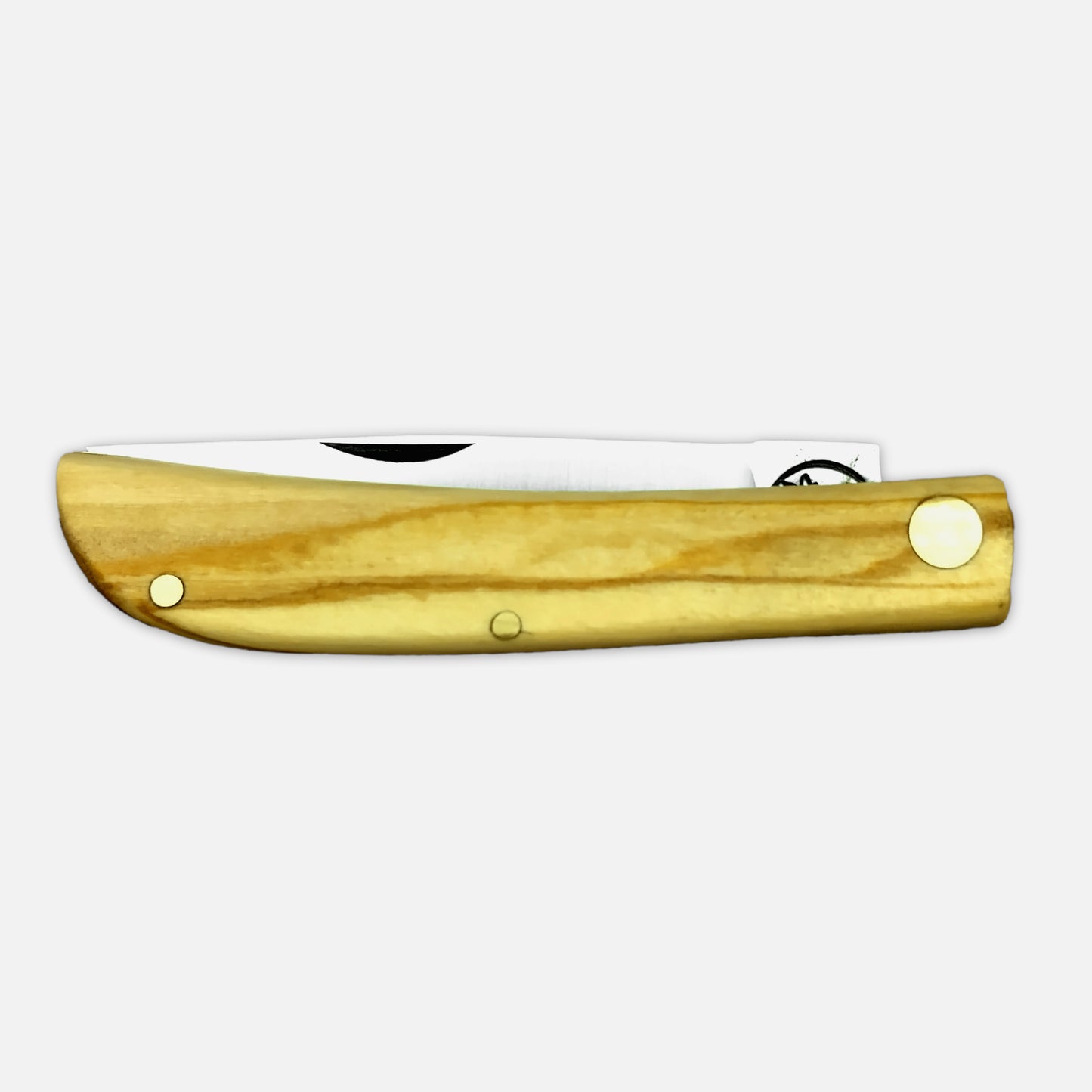 
                  
                    Navaja plegable de bolsillo 230 de acero al carbono Böhler K720 - mango de madera de olivo
                  
                