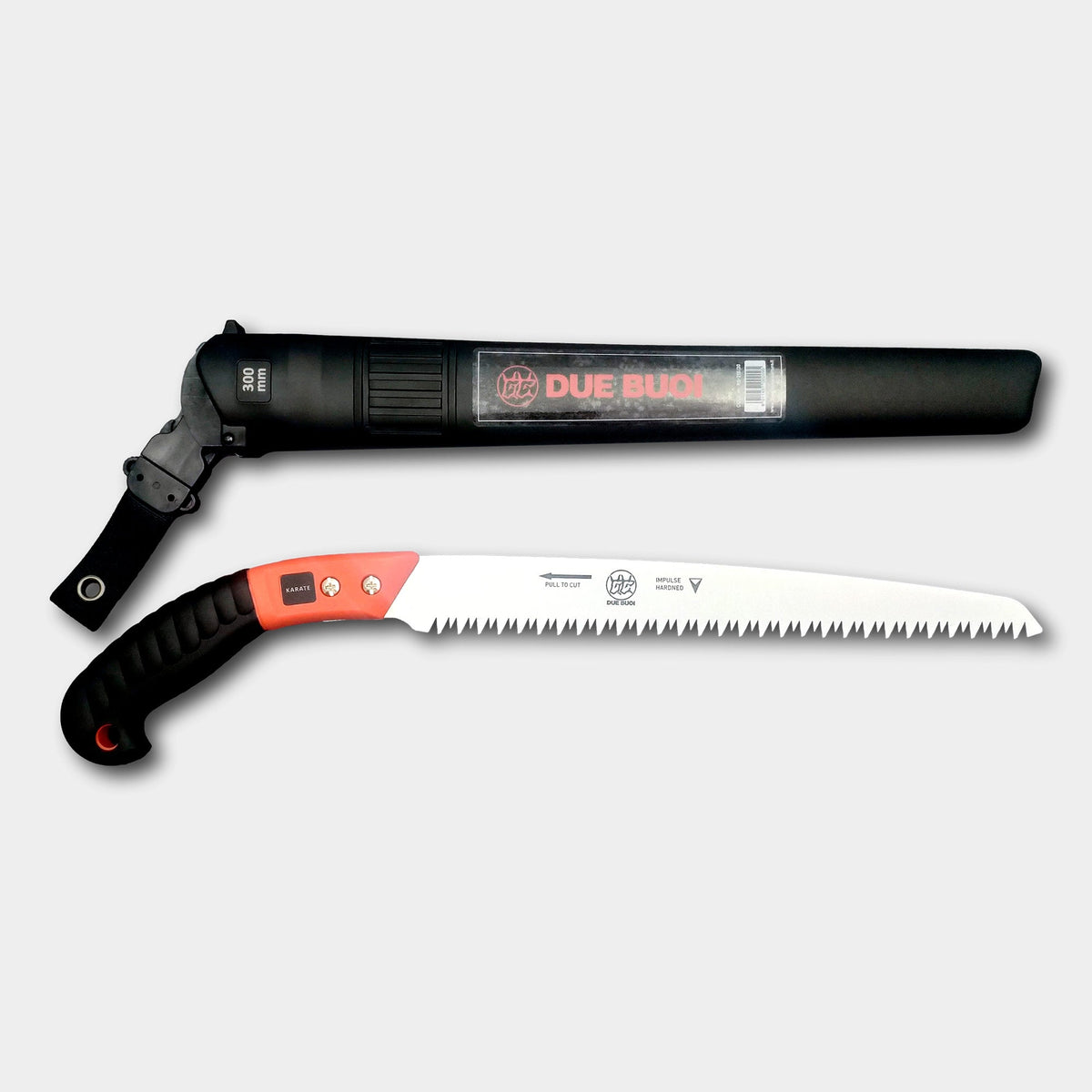 Seghetto Da Potatura Karate RS 210/33 Due Buoi - Lama Curva 33 Cm, Cromata, Con Fodero