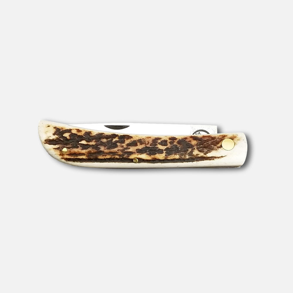 
                  
                    Cuchillo de bolsillo plegable 231 en acero inoxidable Böhler N690 - mango de cuerno de ciervo
                  
                