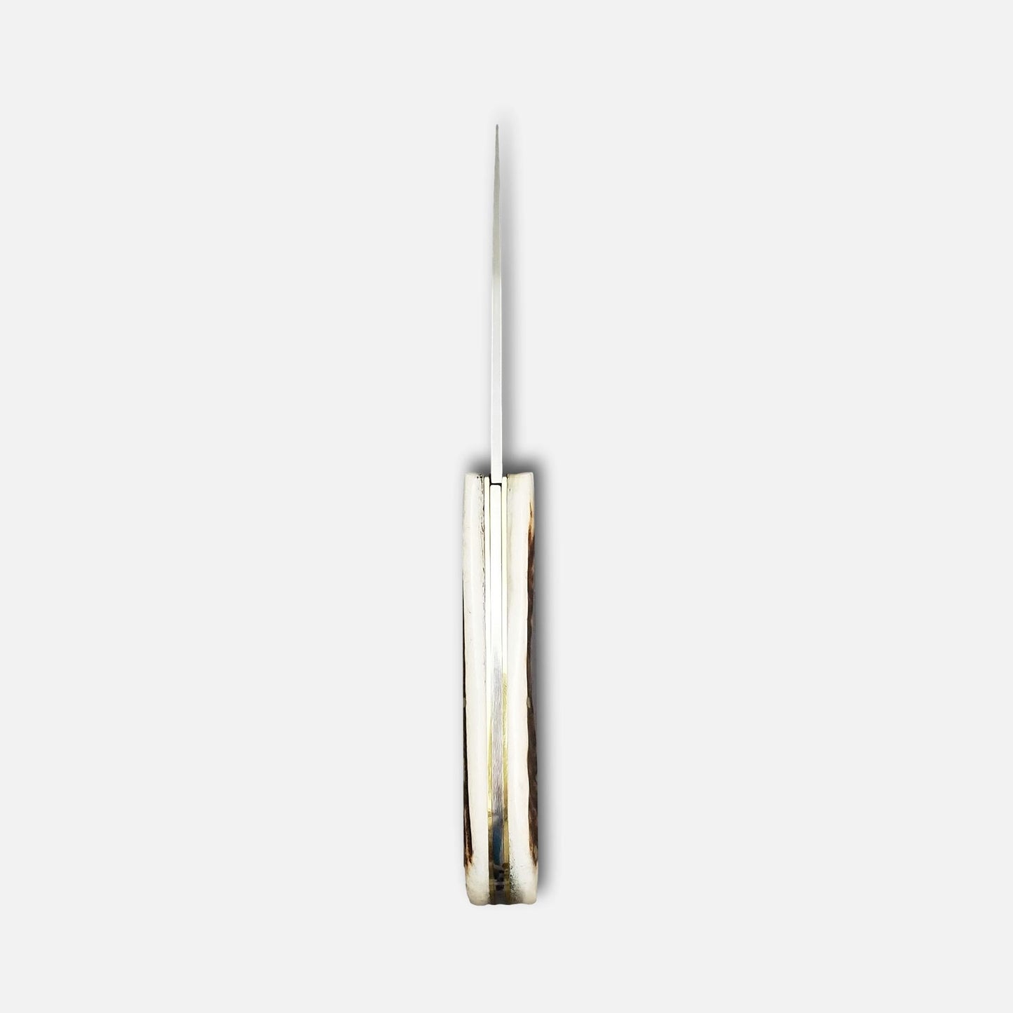 
                  
                    Cuchillo de bolsillo plegable 231 en acero inoxidable Böhler N690 - mango de cuerno de ciervo
                  
                