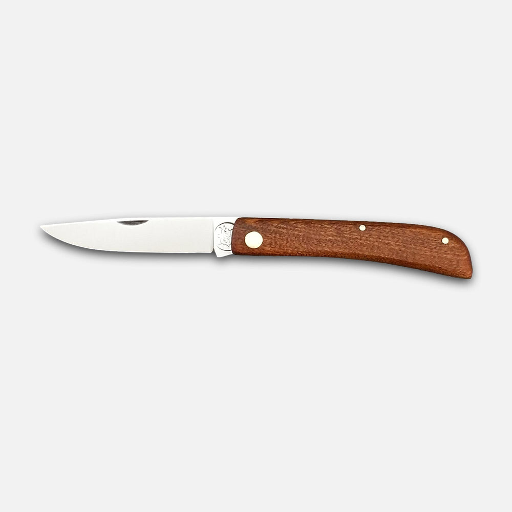 Cuchillo de bolsillo plegable 230 en acero inoxidable Böhler N690 - mango de caoba