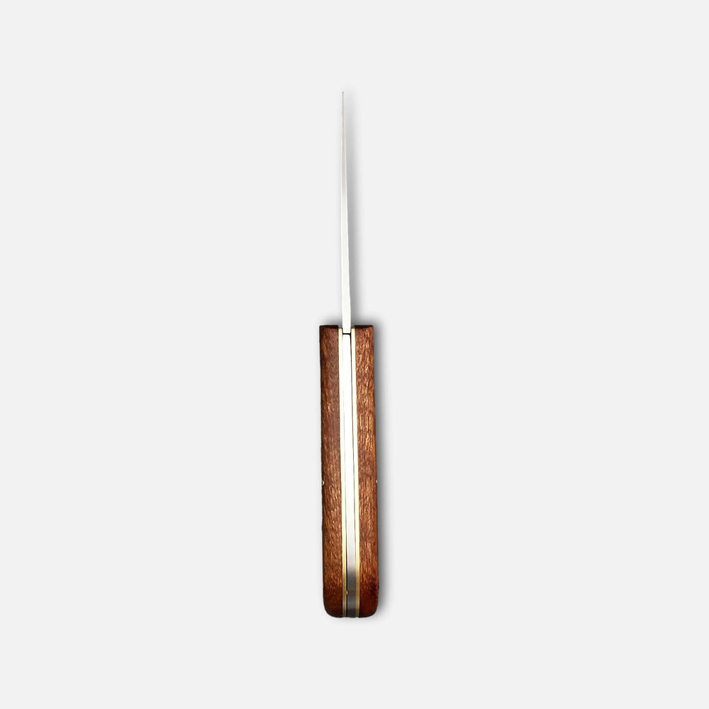 
                  
                    Cuchillo de bolsillo plegable 230 en acero inoxidable Böhler N690 - mango de caoba
                  
                