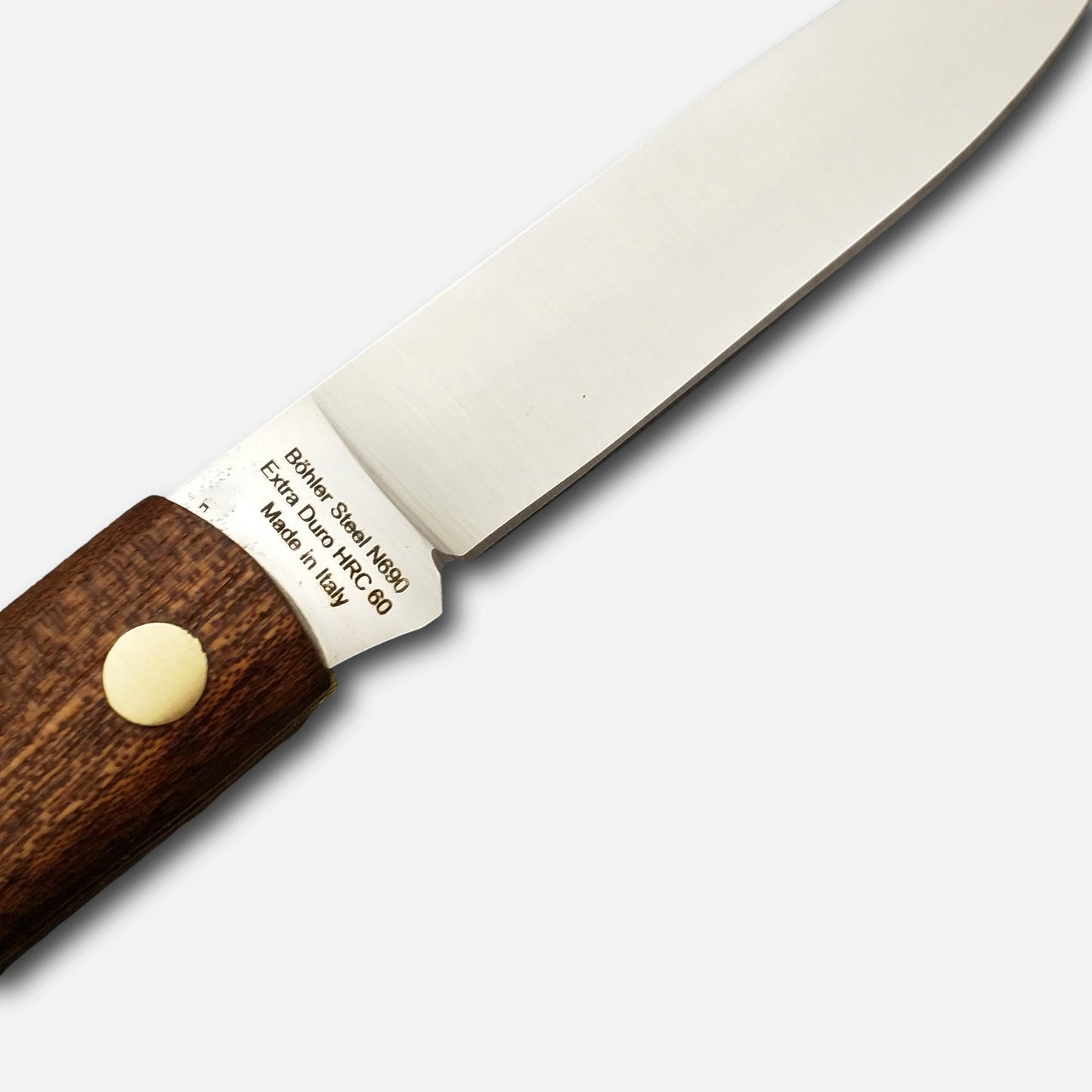 
                  
                    Cuchillo de bolsillo plegable 230 en acero inoxidable Böhler N690 - mango de caoba
                  
                