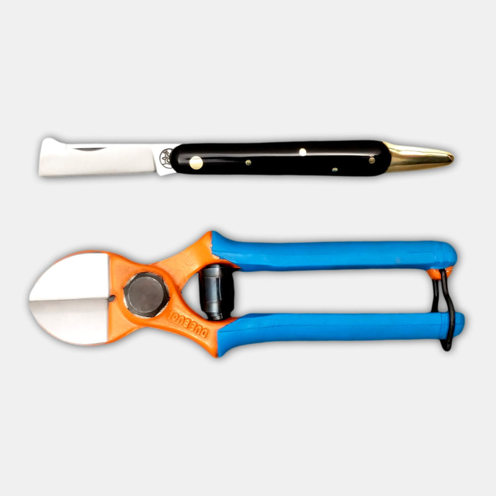 KIT DE PODADERA DE CUCHILLA DE DOBLE FILO FORJADA 133/20 - CUCHILLO DE INJERTAR 202P SP OT