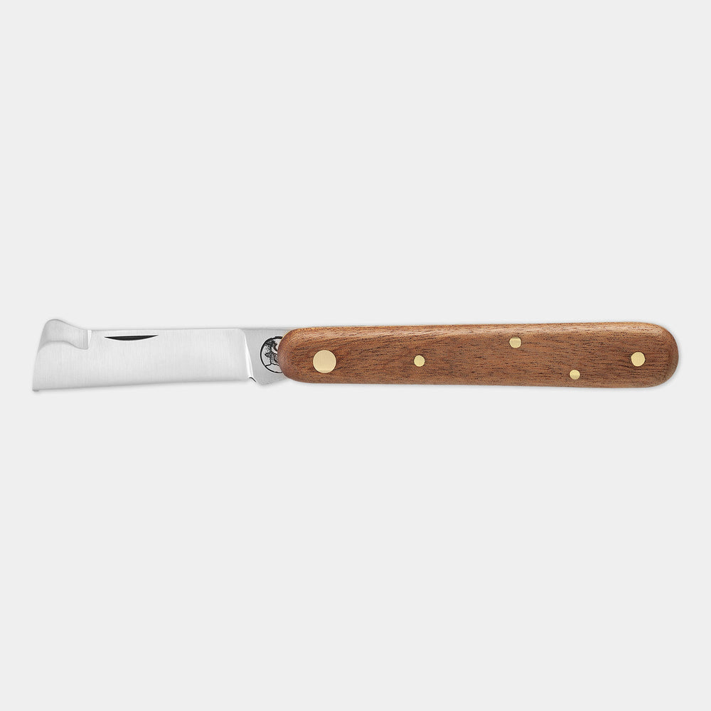 202L - In Acciaio Inossidabile Böhler N690 | Coltello Da Innesto Con Manico In Legno E Lama In Acciaio Inox