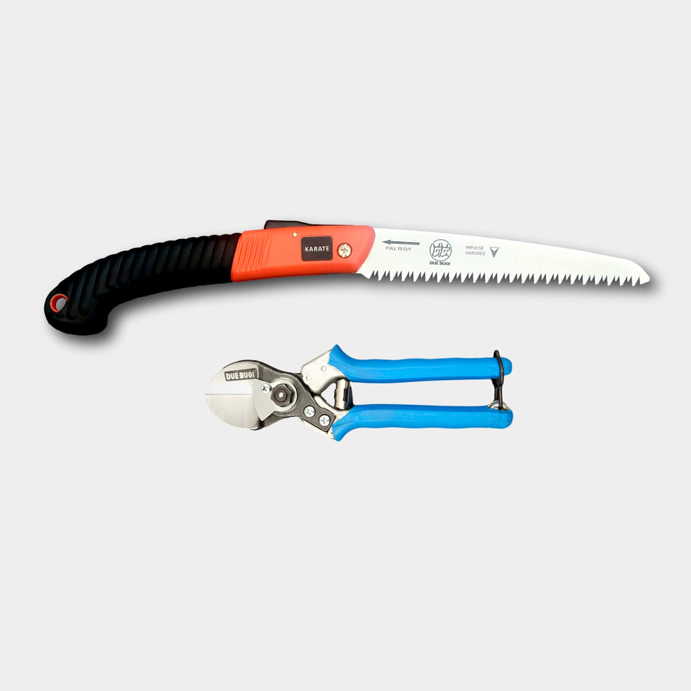 KIT OF ALUMINUM HANDLE DOUBLE EDGE BLADE PRUNER 135 20 FOLDING SAW RS180 18