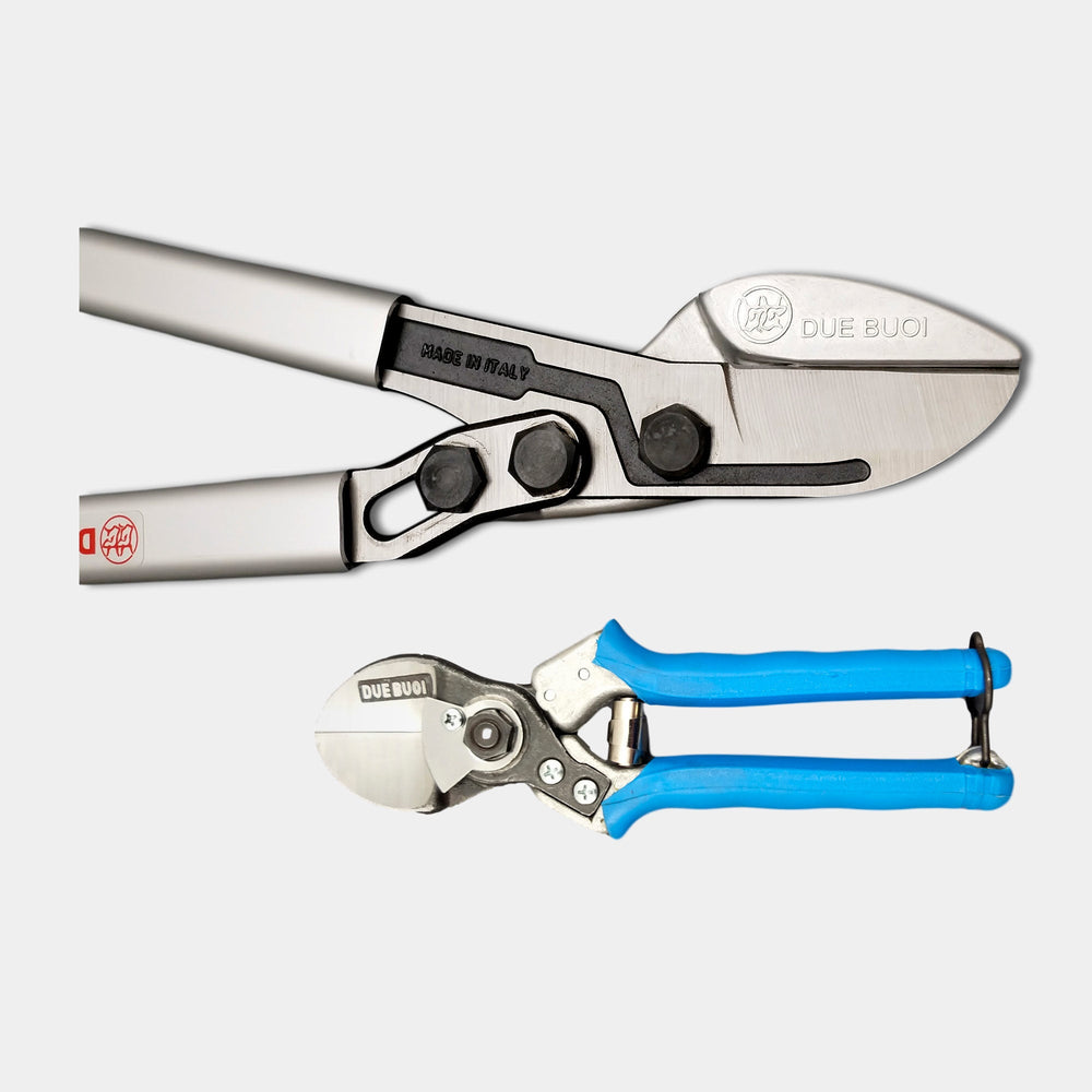 KIT OF ALUMINUM HANDLE DOUBLE EDGE BLADE PRUNER 135/20 - LOPPER 170/80